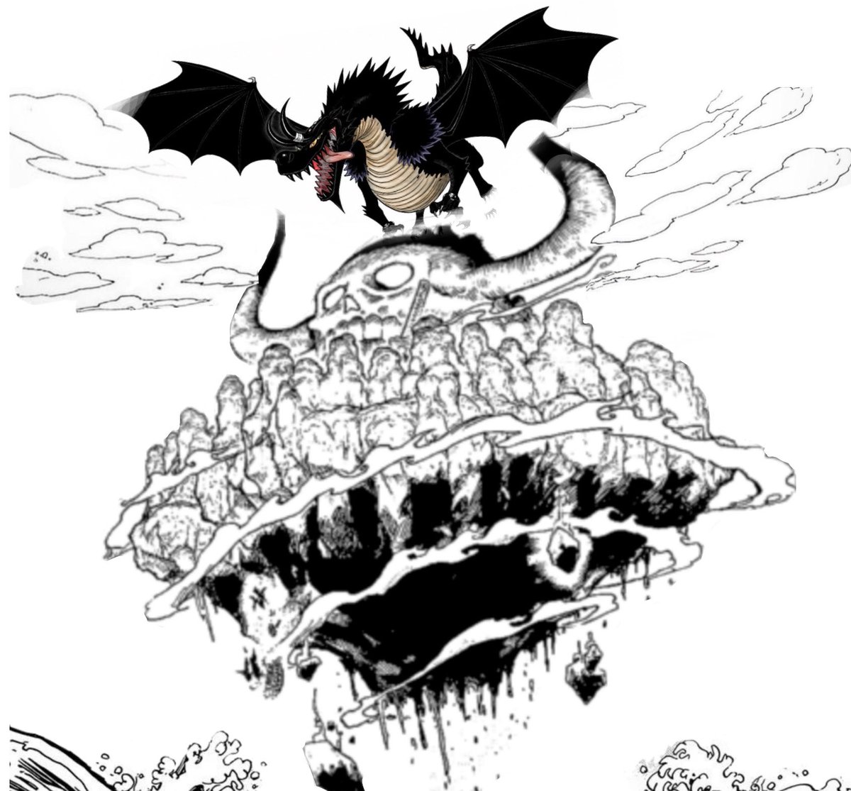 OgHumanTripod's tweet photo. #ONEPIECE 

AT BEST, He's this big
and that's me overestimating his size https://t.co/6thXHrxhk1