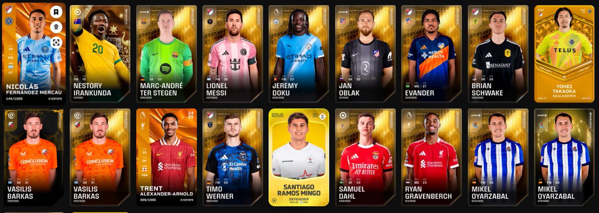 Marshmallow_bot's tweet photo. New batch of cards in the gallery, ready to trade!

👀 I ACCEPT ALL CARDS!

#Sorare https://t.co/bzUnQCAIi7