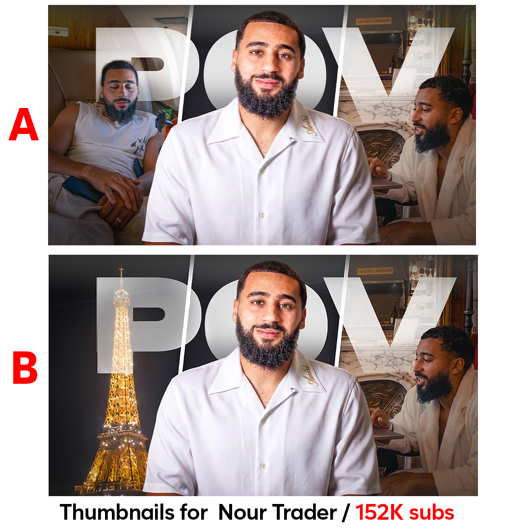 Hashirscales's tweet photo. Designed These Thumbnails for @RealNourAtta 

Which one do you click 👀 https://t.co/Ijh19eUOtI