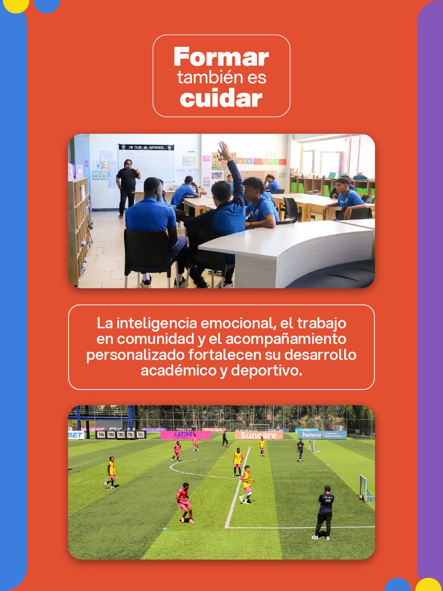 Vice_Ec's tweet photo. Aprender también es sentirse acompañado, escuchado y cuidado. 🌱✨

​Detrás de cada joven que sueña con llegar lejos hay un entorno que lo impulsa a crecer. La Vicepresidenta @mjpintoec compartió una jornada en ReinventED Schools – IDV, junto a la Fundación LEGO y Fundación STEAM, para conocer de cerca un modelo que entiende la educación de forma integral: uniendo el rigor académico con el desarrollo humano, emocional y deportivo.

​Formar a nuestros jóvenes es brindarles herramientas para la vida, fortalecer su salud mental y enseñarles el valor de la comunidad. Porque cuando invertimos en su bienestar emocional hoy, estamos construyendo las oportunidades de su futuro. 💙

​#EducaciónQueAcompaña #SaludMental #DesarrolloIntegral #VicepresidenciaEc