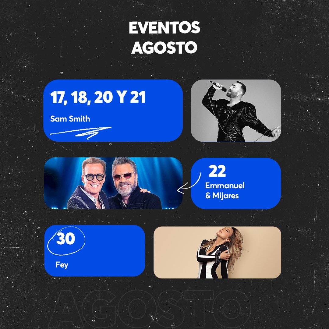 Ticketmaster_Me's tweet photo. Si estás armando tu agenda para los próximos meses, guarda espacio para una visita al @AuditorioMx 📅✨

Descubre los eventos que están por llegar y encuentra tu próximo plan aquí 👇
https://t.co/xp1skpOH0e https://t.co/qRBdkUPWqH