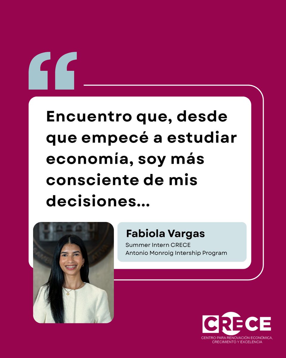 centrocrece's tweet photo. ¿Sabías que las decisiones que tomas cada día son economía pura? Fabiola Vargas nos cuenta su experiencia como estudiante de economía y por qué entender esta disciplina cambia la forma de ver el mundo. 

Lee el blog: https://t.co/LKYCFWvXpt https://t.co/vu7pdZ14kz