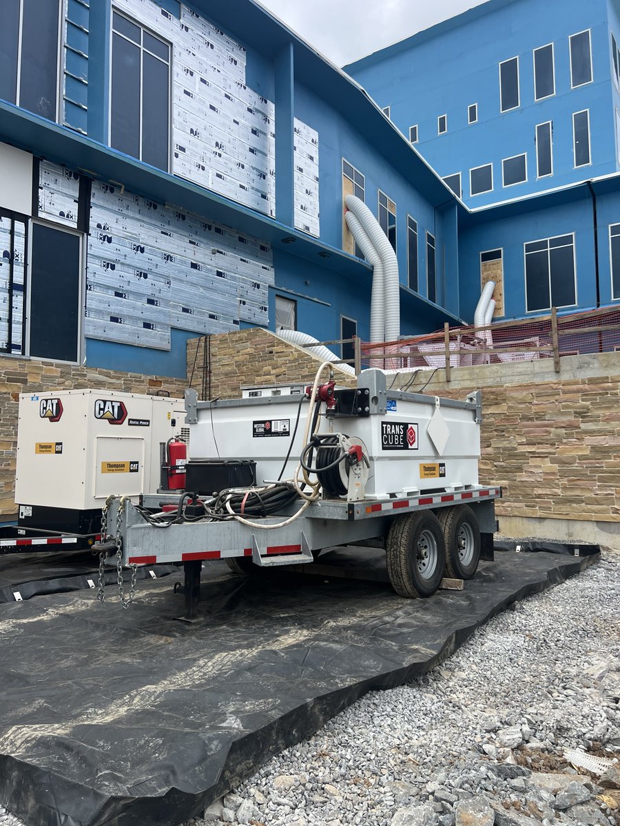 ThompsonCat's tweet photo. Temporary power. Lasting comfort. ⚡
Thompson Energy Solutions recently provided generators and fuel tanks to power temporary air-conditioning units, helping keep building spaces cool throughout the construction process.
#ThompsonEnergySolutions #TemporaryPower #PowerGeneration https://t.co/moAeLzeoPl