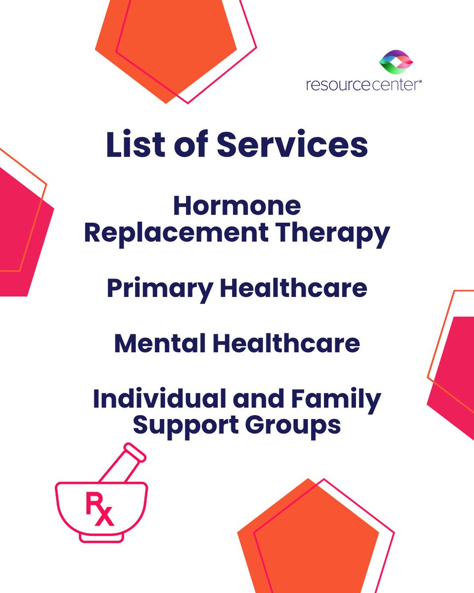 ResourceCtr's tweet photo. Thinking about HRT? 💜 You don’t have to navigate it alone. Resource Center provides HRT services in an affirming, accepting clinical setting. 🏳️‍⚧️

Learn more: https://t.co/vluxtNdxlf https://t.co/DN6hj06WCz
