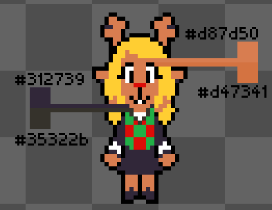 Temsik_Park's tweet photo. Maybe it's rude but this post pissed me off with how self-assured it was. Saying this about a Toby Fox game too like there aren't a bunch of miscolored pixels everywhere in character sprites https://t.co/sEwXmoQwrl