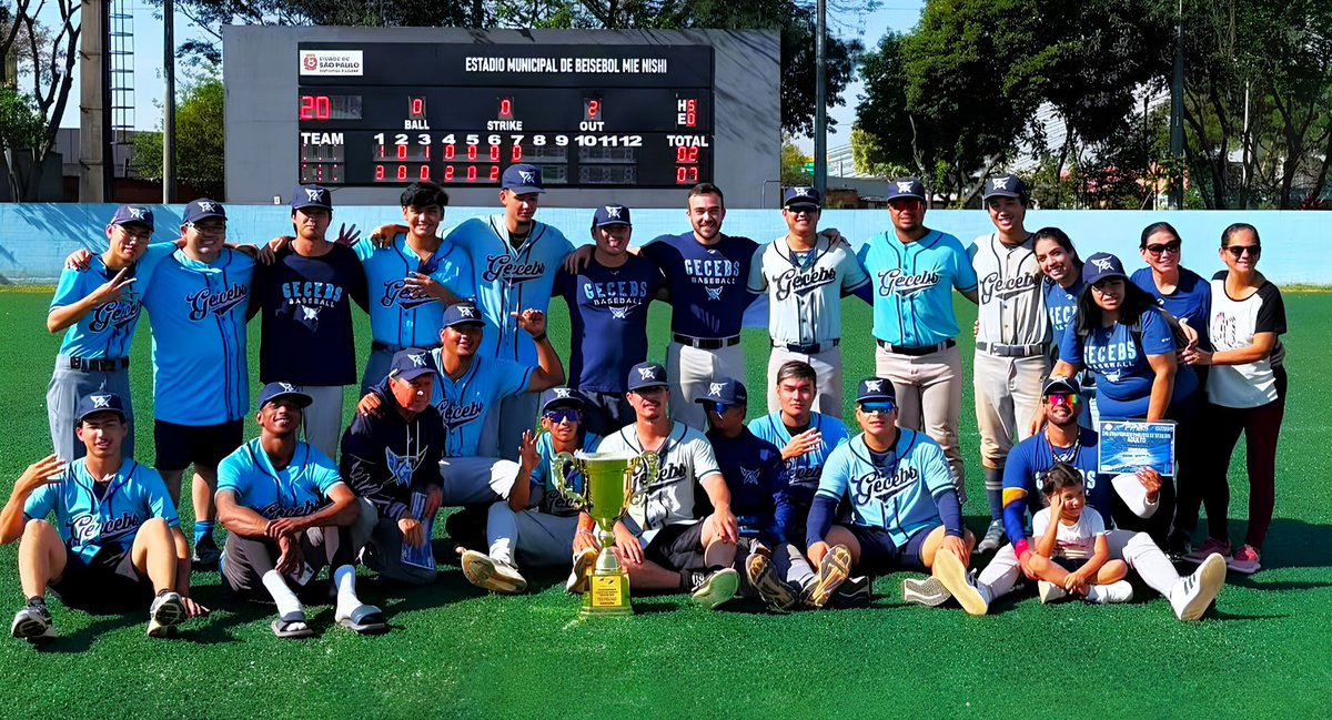 timebrasil_cbbs's tweet photo. Gecebs vence o Cooper e é o Campeão Paulista 2027!
https://t.co/f9KhSENmup
#CBBS #Beisebol #Baseball #Beisbol https://t.co/EVl5WVXxGg