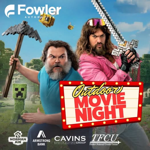 FowlerAuto's tweet photo. Fowler Auto is proud to sponsor Minecraft Outdoor Movie Night!
This Friday, August 21 at Lion’s Park! Festivities start at 7 PM and the movie starts at sunset
#Fowler #FowlerAuto #Auto #Community #Minecraft #OutdoorMovieNight #NormanParks #ProudSponsor https://t.co/310rlbWY8r