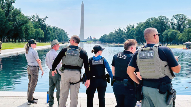 MTCorrections's tweet photo. #MTCorrections would like to give a huge shout out to Probation and Parole Officers Margaret Behan and Darin Allen who recently assisted with security as task force officers for the U.S. Marshals during the 250th anniversary celebration of the United States in Washington D.C. https://t.co/vBOWZrCOA6