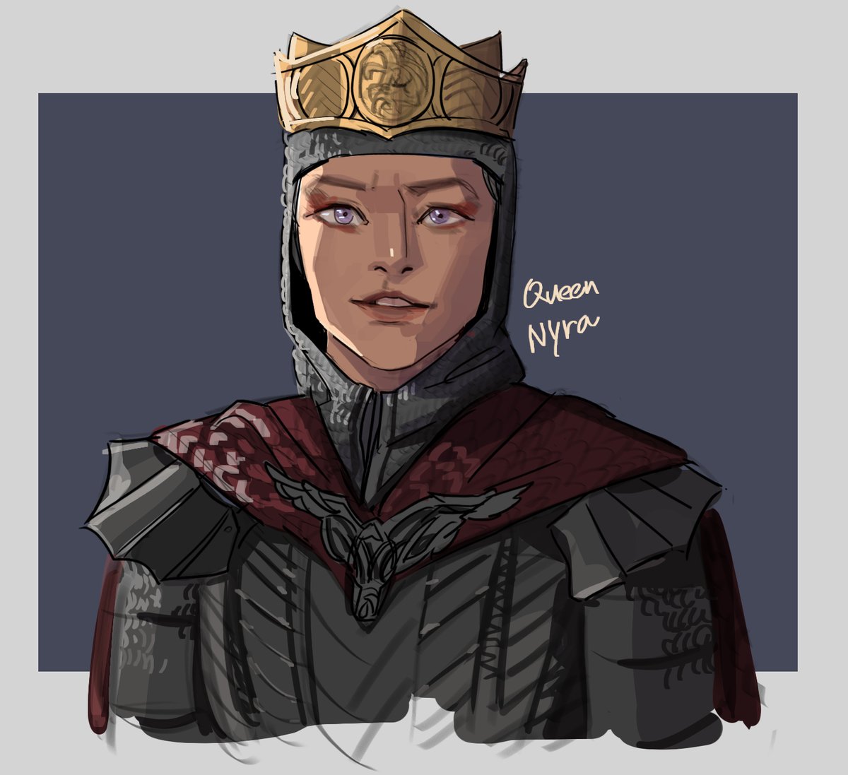 benophiedara's tweet photo. #RhaenyraWeek2026 #hotd  
갑옷풀셋에도 그저 큐티퀸 https://t.co/RYKYaZ55Q8