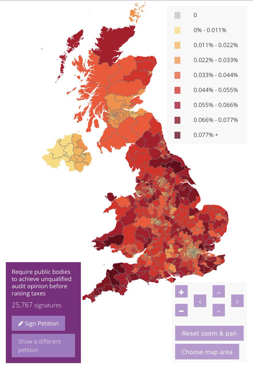 LNallalingham's tweet photo. 🚨 Over 25,000 people have now signed the petition in just FIVE DAYS.

Look at the map, this isn’t one town. One region. Or one political tribe.

People across the country are backing one simple principle:

If a public body can’t properly account for our money, it shouldn’t be allowed to take even more from us.

At 100,000 signatures, the petition can be considered for debate in Parliament.

We’re already a quarter of the way there.

Let’s get this into Parliament.

Sign. Share. Tell everyone you know. 👇

https://t.co/r4CliorXCJ