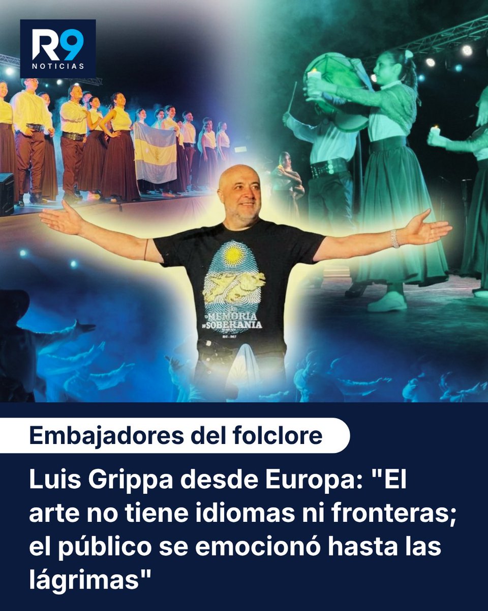 Ruta9Noticias's tweet photo. 🇦🇷💃 #RíoSegundo | Mano a mano exclusivo con Luis Grippa tras la consagratoria gira de Rumicani por España y Portugal: "Pusimos a Río Segundo en el mapa internacional; el arte trasciende fronteras y los chicos volvieron cambiados" 👇 https://t.co/2MGdWGUbgI https://t.co/ucx4MPZfNn