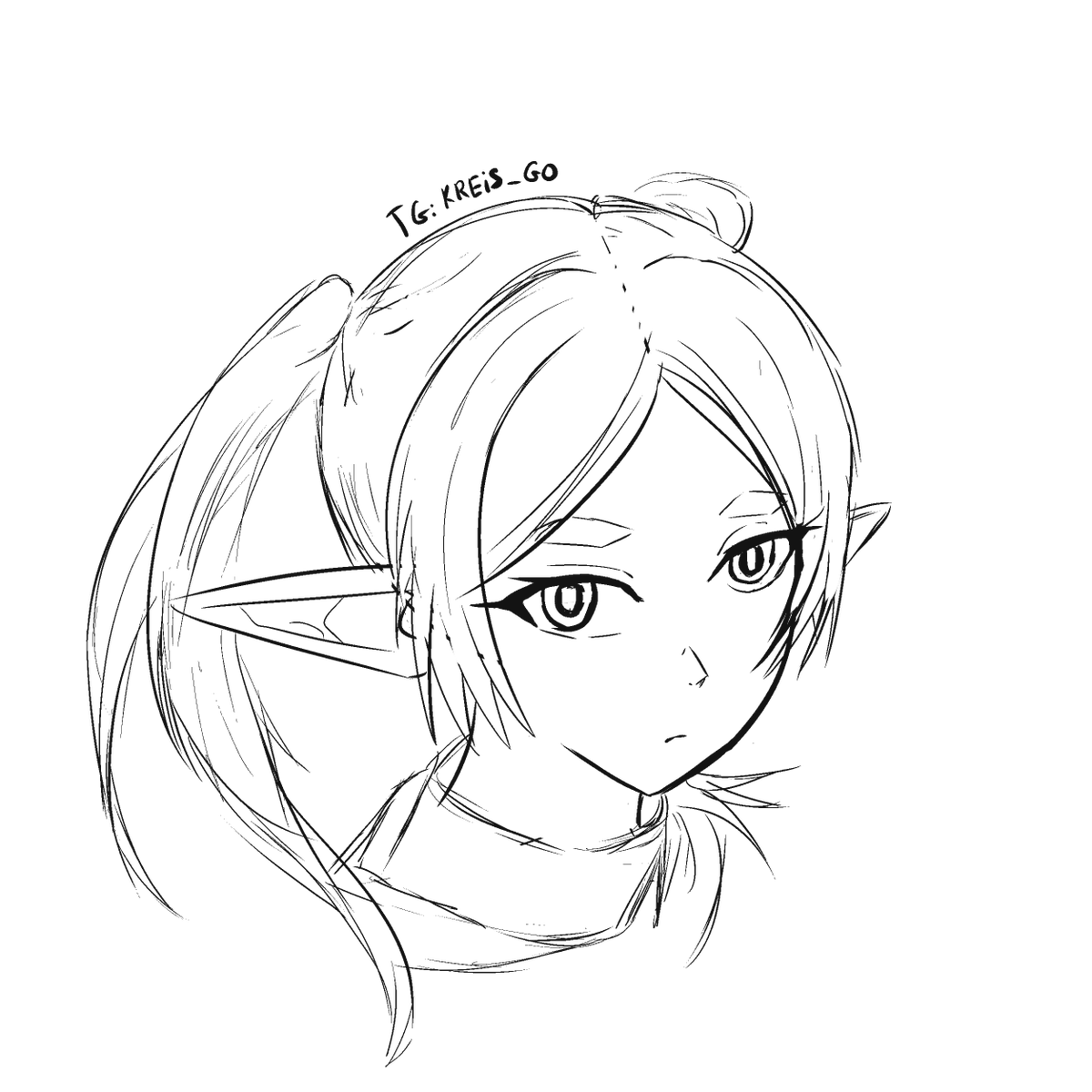 _Kre_is_'s tweet photo. #frieren #フリーレン #フリーレンFA #fanart #anime #drawing ㅤㅤ https://t.co/bIIAn8xiEs