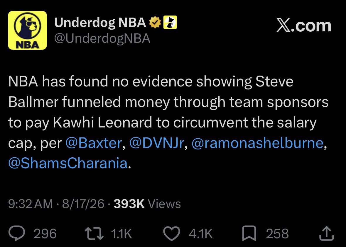 FeelLikeOBK's tweet photo. @lakeeu7715 @PabloTorre @pickuphoop Clearly not, look what shams Baxter and Ramona said 

I think I’d take their word over anyone on Twitter https://t.co/qj2KqjBEH1
