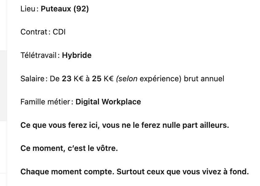 LVLS_STUDIO's tweet photo. techicien IT tout ça pour environ 1 500€ net/mois au bas de la fourchette.

LinkedIn affiche déjà « 10 personnes ont cliqué sur Postuler ». en moins de 4H

Le marché IT junior/support en 2026, c’est quelque chose.

mais qui postule à ça ????? https://t.co/7c2pr7tL9p
