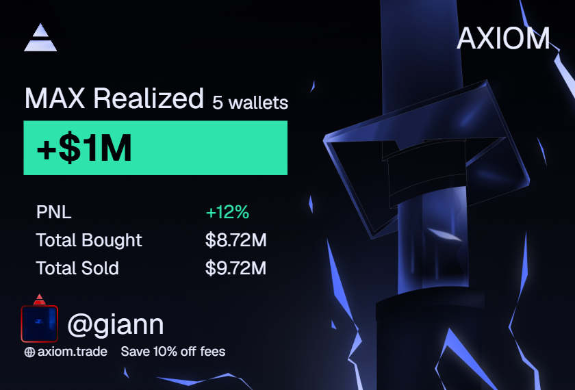 Giann2K's tweet photo. $1,000,000

Thank you memecoins for changing my life https://t.co/uAQTYml6f8