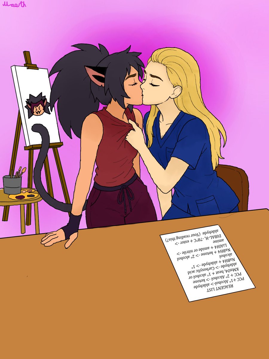 Maerth's tweet photo. Study Break #catradora #shera #spop https://t.co/9v6dGdefex