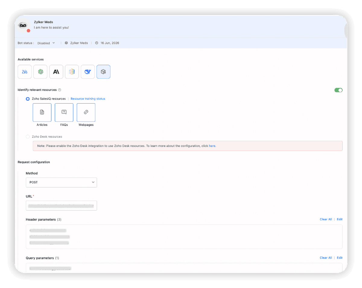Interconnecta's tweet photo. Zoho SalesIQ now lets you connect any AI provider to your Answer Bot, no default model forced.

Read more here:
https://t.co/J4S44FvxTE

#Zoho #SalesIQ #InterConnecta https://t.co/vsL3NxM8GT
