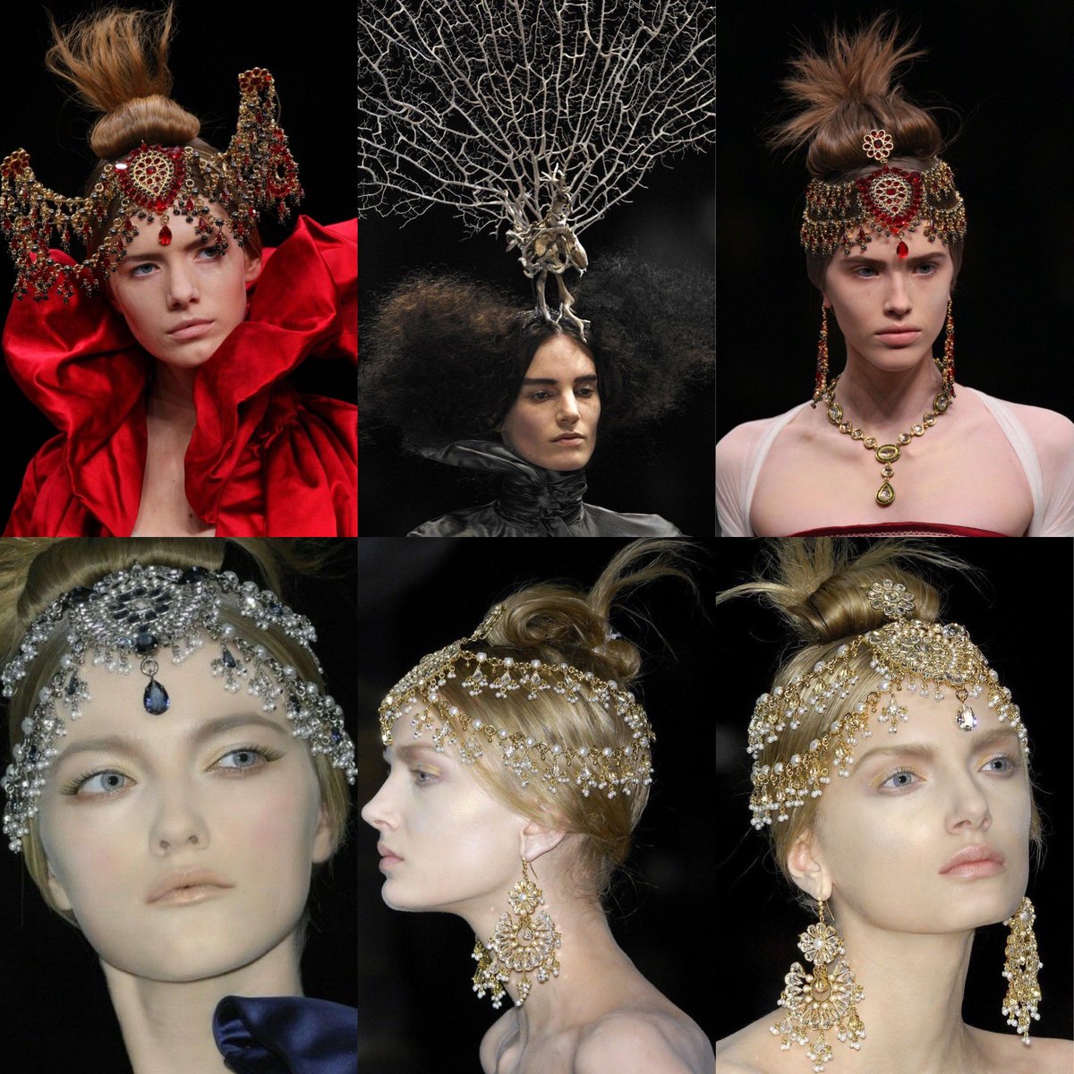 pYSLrada's tweet photo. Alexander McQueen, FW 2008 headpieces https://t.co/OC3xNjW04d