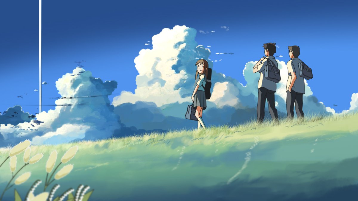 GKIDSfilms's tweet photo. Did you catch Your Name. in theatres? There's a whole wide world of Makoto Shinkai to discover!

💙 Stream on @hbomax or own them all on Blu-ray. https://t.co/O1Tt31itsV