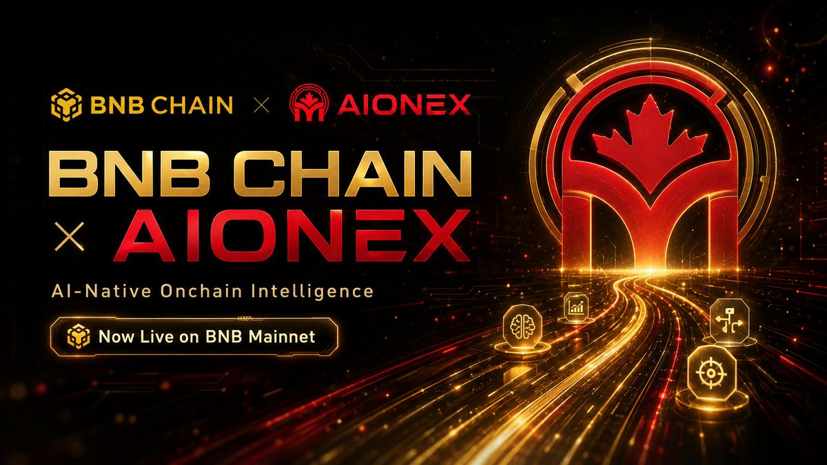 ARQEXA's tweet photo. 🟡⚡BNB CHAIN × AIONEX

AIONEX is now LIVE on BNB Mainnet.

But this isn’t just another swap interface.

We’re building an AI-native intelligence layer for onchain execution. 🧠

💧 Liquidity intelligence
⚡ Smart route discovery
📊 Real-time DeFi intelligence
🔍 Confidence-driven signals
🛡️ Risk intelligence
🧠 Gemini AI
🤖 AI-agent-ready infrastructure

DEXs provide liquidity.
BNB Chain provides execution.

AIONEX ADDS INTELLIGENCE.🧠

The next generation of DeFi won’t just execute.

IT WILL THINK.⚡

🌐 https://t.co/HwpFENpYXG

@BNBCHAIN @BNBChainDevs 

#BNBChain #BNB #DeFi #DeFAI #AIAgents #OnchainAI #AIONEX