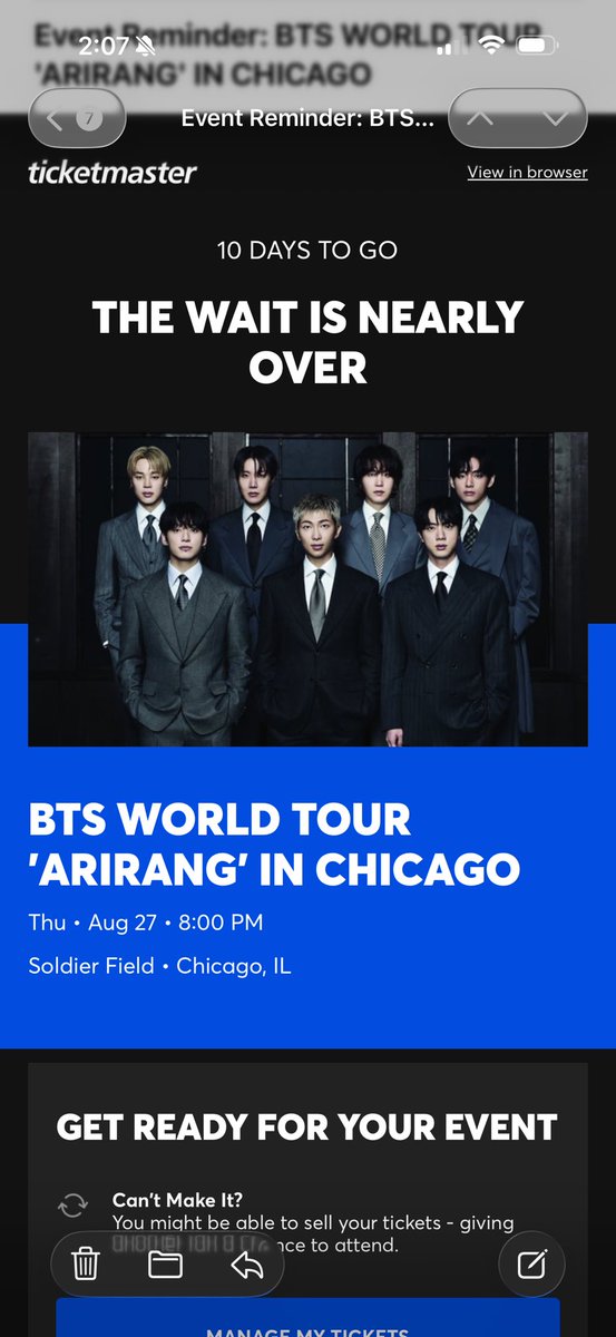 KaySueBain's tweet photo. AHHH. Just have to make it through work this next I get to see them again in Chicago!!! 

#BTS_WORLDTOUR_ARIRANG_CHICAGO

#BTS_WORLDTOUR_ARIRANG https://t.co/Q7LM5Z3o0l