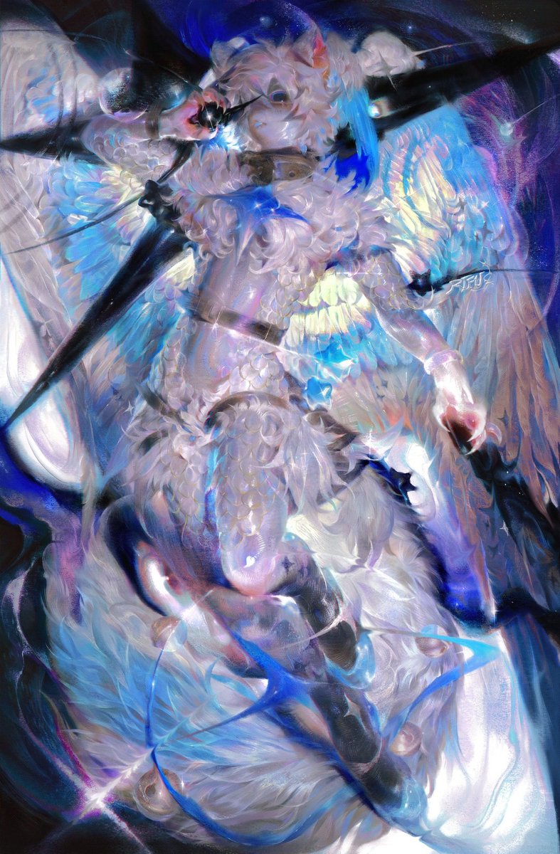 RIFU_hata's tweet photo. The fluffiest art I've ever made https://t.co/QUS5KXOZ5L