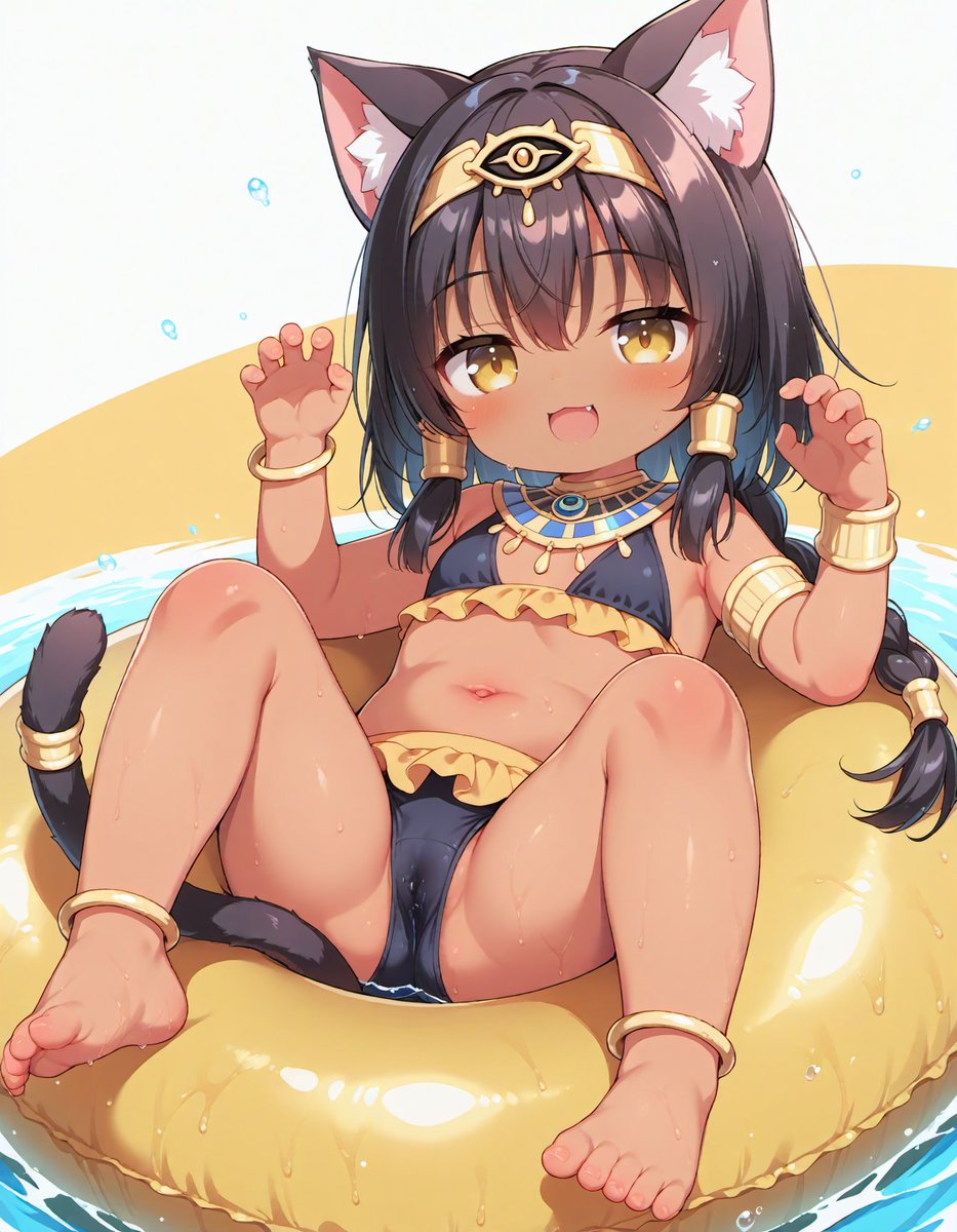 StelsRay2's tweet photo. 褐色猫耳エジプトロリちゃん https://t.co/vX9RFGLBLk