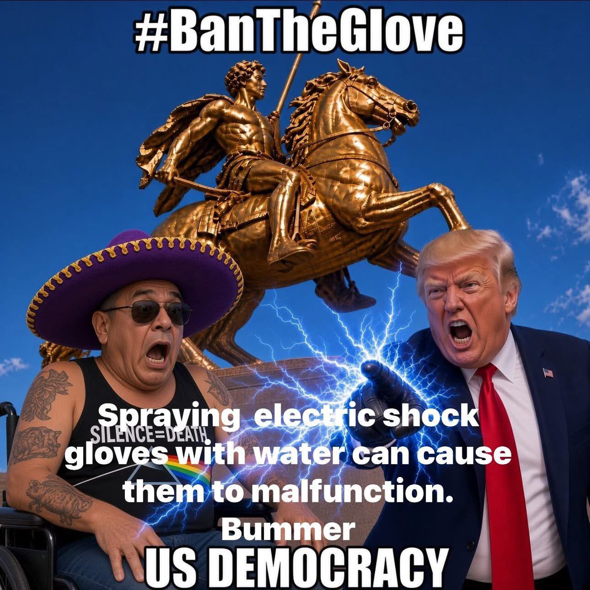 goRubenRuben's tweet photo. @TheOnlyEsta2 Oralè Esta
Stop Hunting US!
Spraying  electric shock gloves with water can cause them to malfunction.
Bummer
#BanTheGlove #USDemocracy
#StopHuntingUS https://t.co/uCMnvZLZ0Z