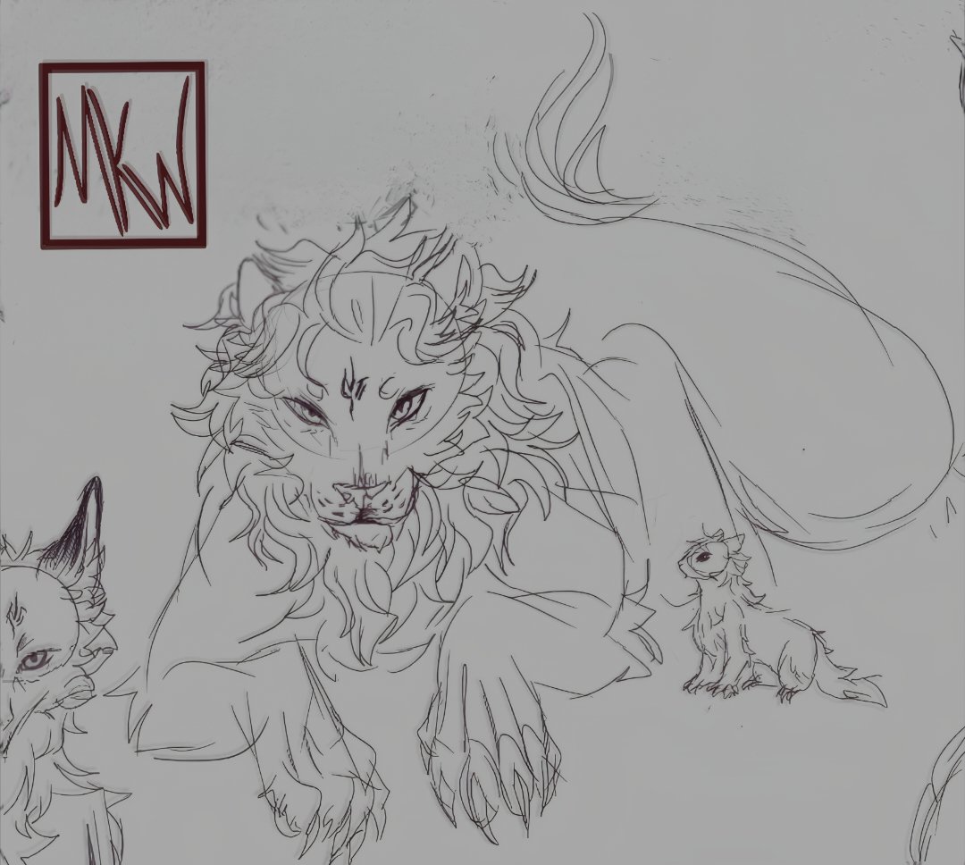 Meg_Kaw1701's tweet photo. Una pequeña prueba de que animal podría  coincidir con algunos oc's, al final me quedé con estos 2 

#sketch #drawing https://t.co/xeZ7nVi8TP