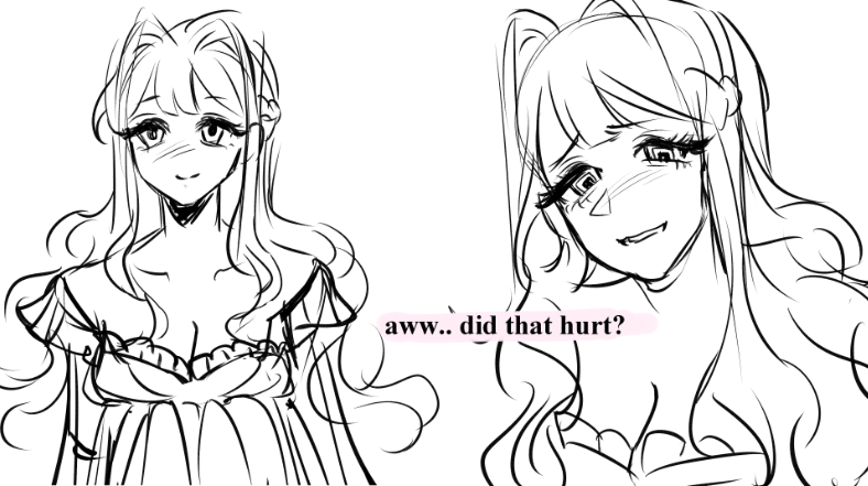 ClownFeast's tweet photo. hime cathy sketches https://t.co/iVWrKzZImr