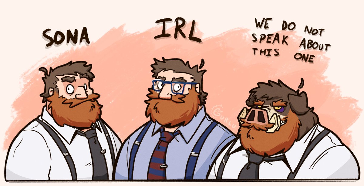 GurluTheChair's tweet photo. Let's make this clear once and for all.
My sona is literally just me without glasses.

And also Boglu is here, I wonder why. https://t.co/0Q5fiYxMUr