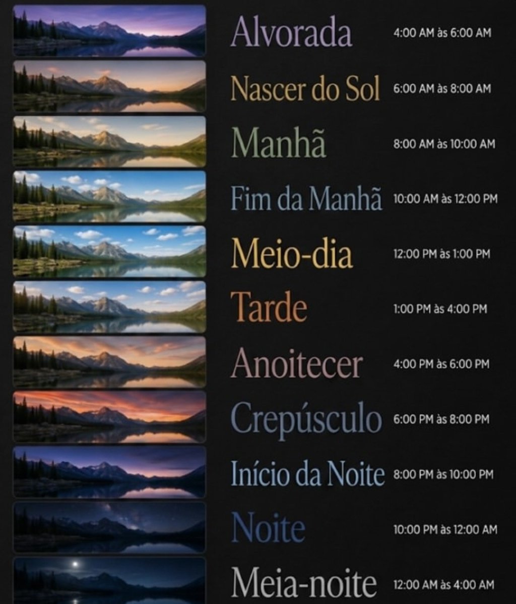 brendasafra's tweet photo. os nomes corretos de cada período do dia. tão lindos e alguns a gente nem usa mais... https://t.co/fKwF47LzIP