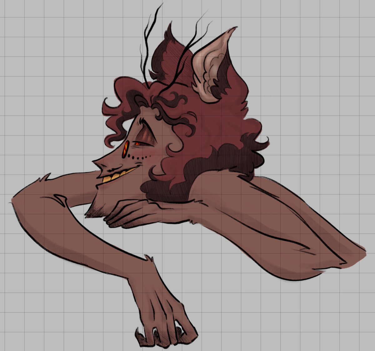 Nosuuka's tweet photo. my Alastor being cute #hazbinhotel https://t.co/6doJm8HXIO