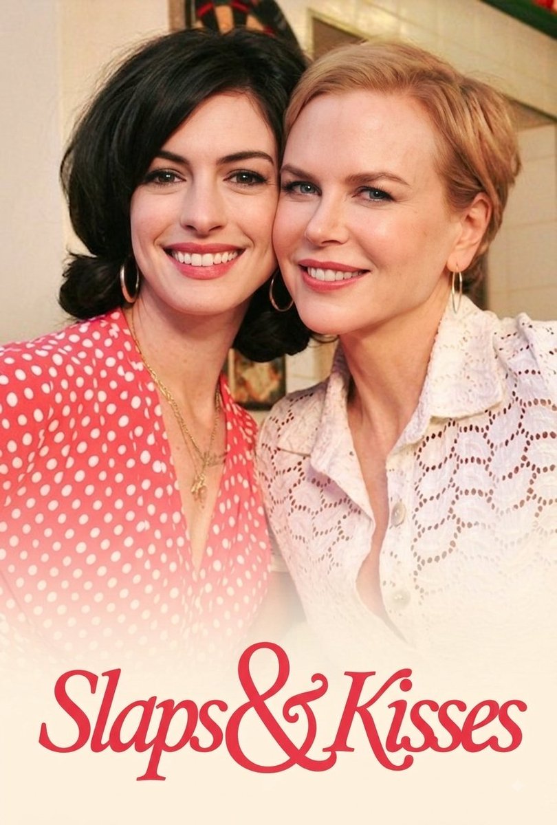 clarkinhos's tweet photo. Anne Hathaway as Fátima and Nicole Kidman as Sueli in Slap and Kisses. https://t.co/PGewfLl3rh