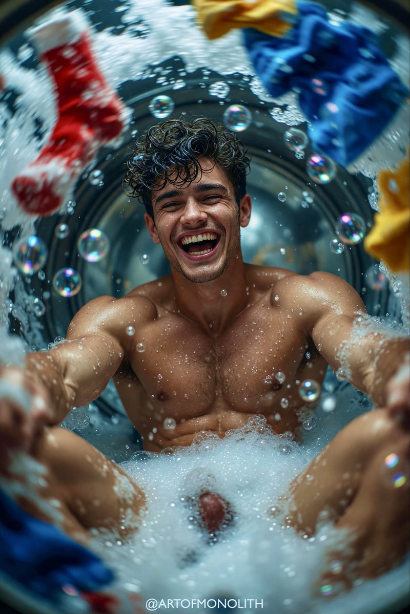 artofmonolith's tweet photo. Image set 3 of 3 for my contribution to the first community art challenge, hot men and their filthy laundry!
Check out all the amazing artist who’ve created their own unique art for #LaundryChallengeWeek!
@GayAiMales
#ArtOfMonolith #MonolithicArt #Monolith #GayAI #GayArt #GaySex #AIGenerated #EroticAI #AINSFW #NSFW #AICreation #MaleBeauty #QueerArt #GayVisuals #Male #Model #Beauty #MaleMuscle #MaleAnatomy
