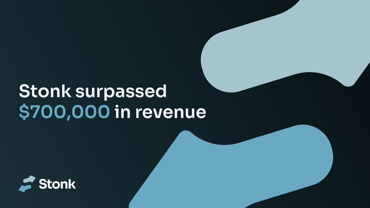 LaunchOnSF's tweet photo. StonkFun has surpassed $700,000 in revenue!

Our current daily average revenue has made StonkFun a top 50 revenue generating application in crypto.

https://t.co/r7piMMoto3 https://t.co/acXRlx4nny