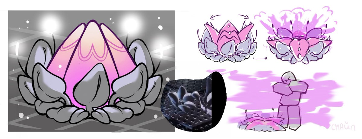 YDeath3313's tweet photo. A few concepts I created for tror that weren't accepted.

The first concept is a character intended to appear after a Remnant dies specifically, upon their second death. (I also considered her as a Remnant too.)

The second —  for special rounds.

Oh, and my skin for Dued1 https://t.co/wCmDWSgUW3