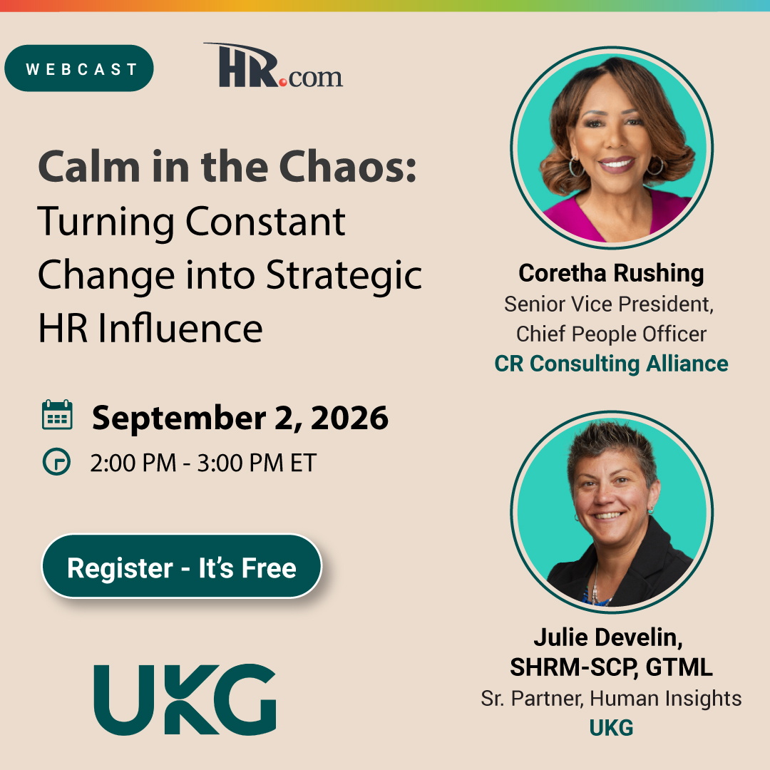 HRdotcom's tweet photo. Join this @UKGInc session to learn practical strategies for influencing executives, aligning people strategy with business goals, and leading confidently through change.

Register for free 👉 https://t.co/2QUFjMutVf
#HRLeadership #PeopleStrategy #HRStrategy https://t.co/Qh7I29deHL