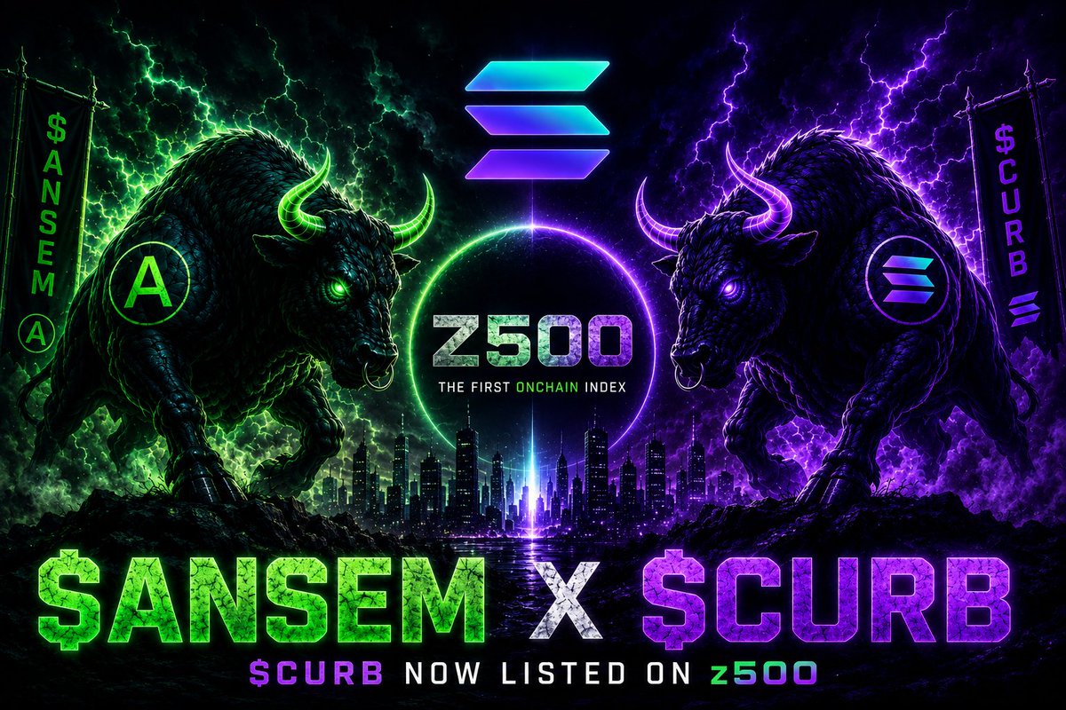 CryptoCurb's tweet photo. solana:6UGNg119LV6YjSCQ5K6Z6jsLLLetpMJ1vPdhiU8qpump IS NOW LISTED ON THE z500 INDEX BY @blknoiz06 / solana:9cRCn9rGT8V2imeM2BaKs13yhMEais3ruM3rPvTGpump ⚡️🐂

this was a no-brainer move:

> instantly 100x our distribution / holder base
> further align solana:6UGNg119LV6YjSCQ5K6Z6jsLLLetpMJ1vPdhiU8qpump with the solana:9cRCn9rGT8V2imeM2BaKs13yhMEais3ruM3rPvTGpump ecosystem ➔ solana:9cRCn9rGT8V2imeM2BaKs13yhMEais3ruM3rPvTGpump holders now have direct exposure to our success
> plug solana:6UGNg119LV6YjSCQ5K6Z6jsLLLetpMJ1vPdhiU8qpump directly into the solana:9cRCn9rGT8V2imeM2BaKs13yhMEais3ruM3rPvTGpump attention & distribution network
> as one of the first established meme coins integrated into z500, position solana:6UGNg119LV6YjSCQ5K6Z6jsLLLetpMJ1vPdhiU8qpump as an early part of the index

details of the integration:

> $25,000 of solana:6UGNg119LV6YjSCQ5K6Z6jsLLLetpMJ1vPdhiU8qpump to be airdropped to solana:9cRCn9rGT8V2imeM2BaKs13yhMEais3ruM3rPvTGpump holders
> 114.9M solana:6UGNg119LV6YjSCQ5K6Z6jsLLLetpMJ1vPdhiU8qpump distributed
> solana:6UGNg119LV6YjSCQ5K6Z6jsLLLetpMJ1vPdhiU8qpump now officially part of the z500 index

THE BLACK BULL 🤝 THE SOLANA BULL

solana:9cRCn9rGT8V2imeM2BaKs13yhMEais3ruM3rPvTGpump  x  solana:6UGNg119LV6YjSCQ5K6Z6jsLLLetpMJ1vPdhiU8qpump 

#SOLANA ⚡️