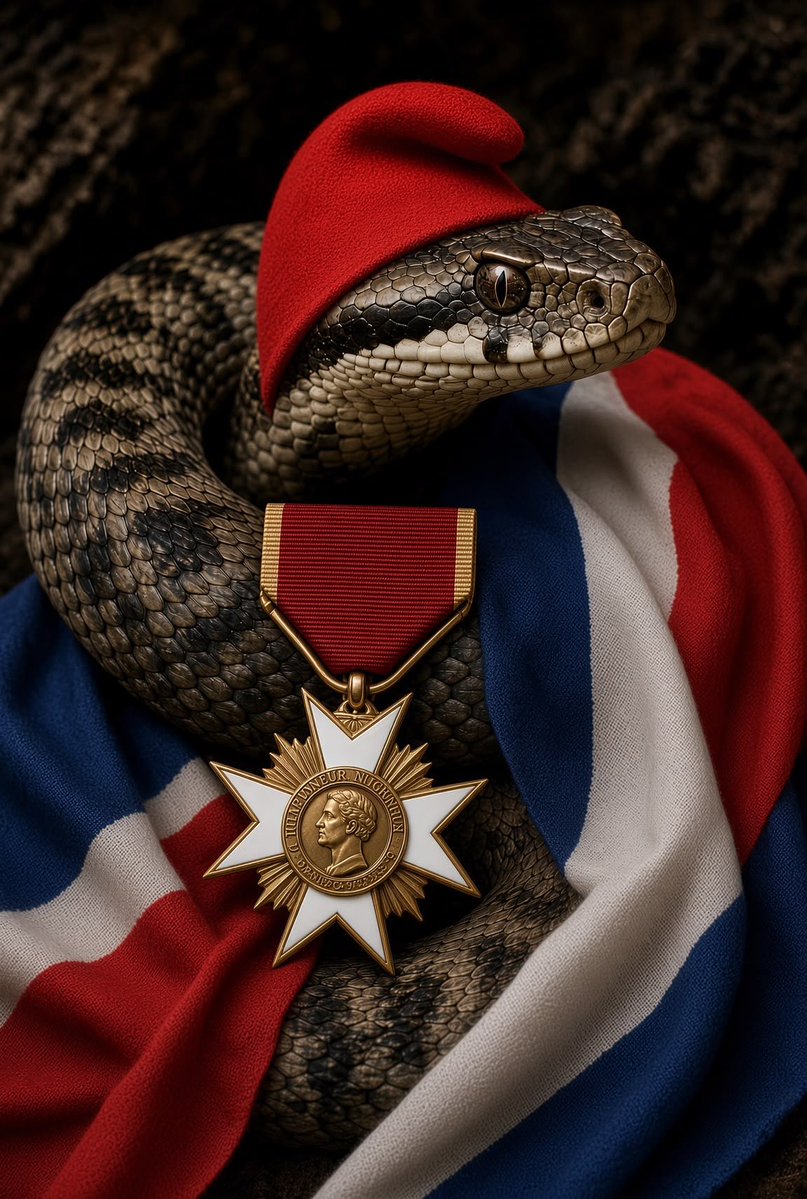 sports_blabla's tweet photo. @Bruno_Attal_ @ErsiliaSoudais @MathildePanot @ManonAubryFr La medaille d'honneur pr la vipère https://t.co/ejg1pSZ5eL