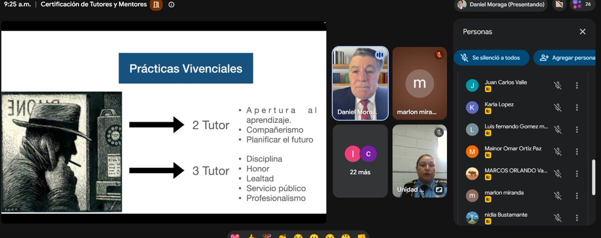 UNPH_EP's tweet photo. Tutores y mentores policiales, guían a los futuros funcionarios policiales. Inició en modalidad virtual a la III Promoción de Certificación de Mentores y Tutores del Servicio Policial, con la participación de 26 funcionarios policiales de diferentes UMEP, UDEP . https://t.co/l4U81xQot8