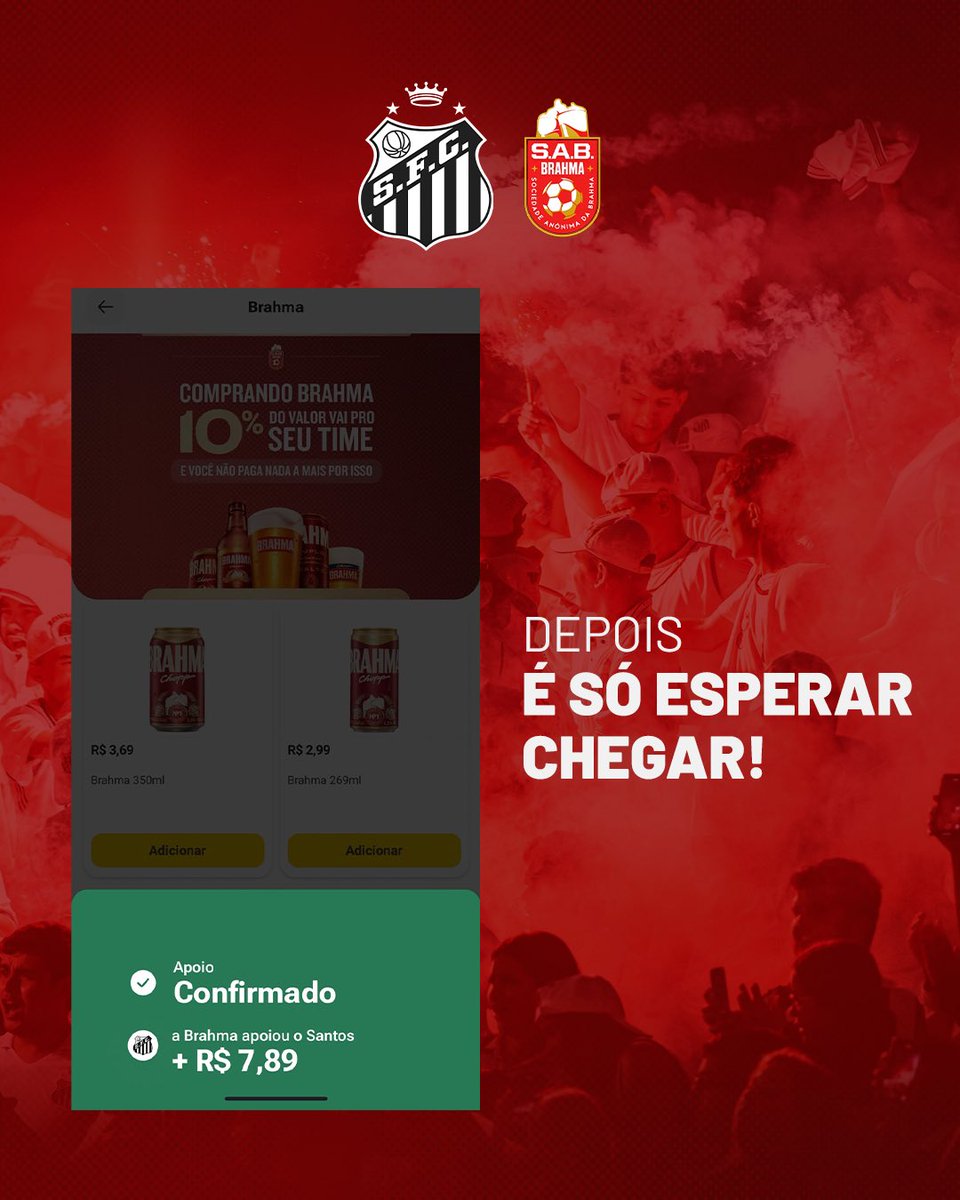 SantosFC's tweet photo. Veja o passo a passo e apoie o Peixão!
#CashbackDoSócio #Beba com moderação. App proibido para menores de 18 anos. https://t.co/yHGQXDCqYP