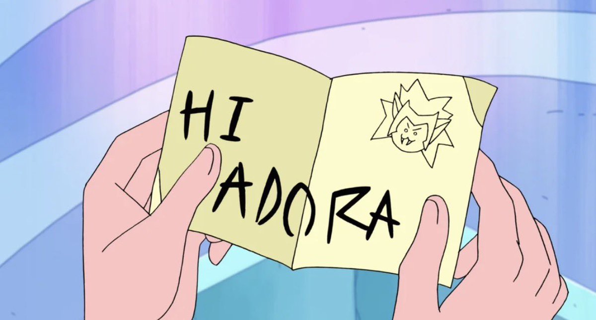 Maerth's tweet photo. Catra’s painting is actually a direct reference from the show when she wrote Adora this note https://t.co/bulKd9CBvg