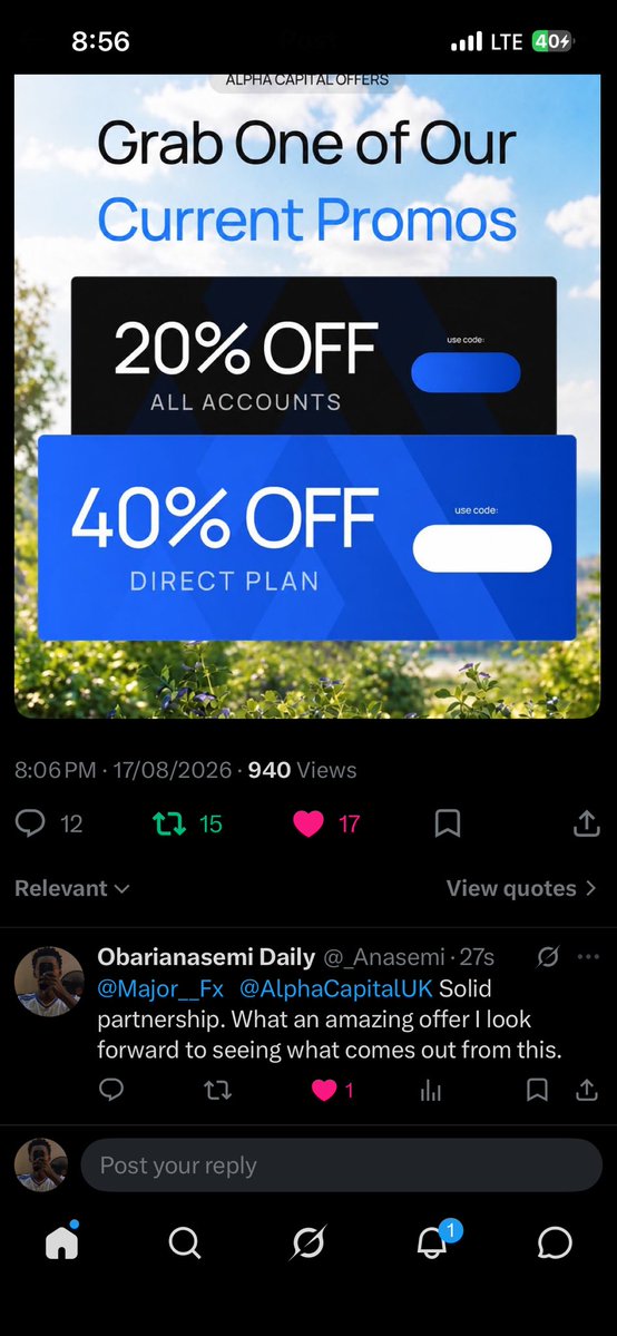 _Anasemi's tweet photo. @Major__Fx @AlphaCapitalUK @Victorforex_ Done ✅ 
@Kelvintalent_ 
@kingstonpips 
@d_liquidator1 https://t.co/ROqjqpWXqg