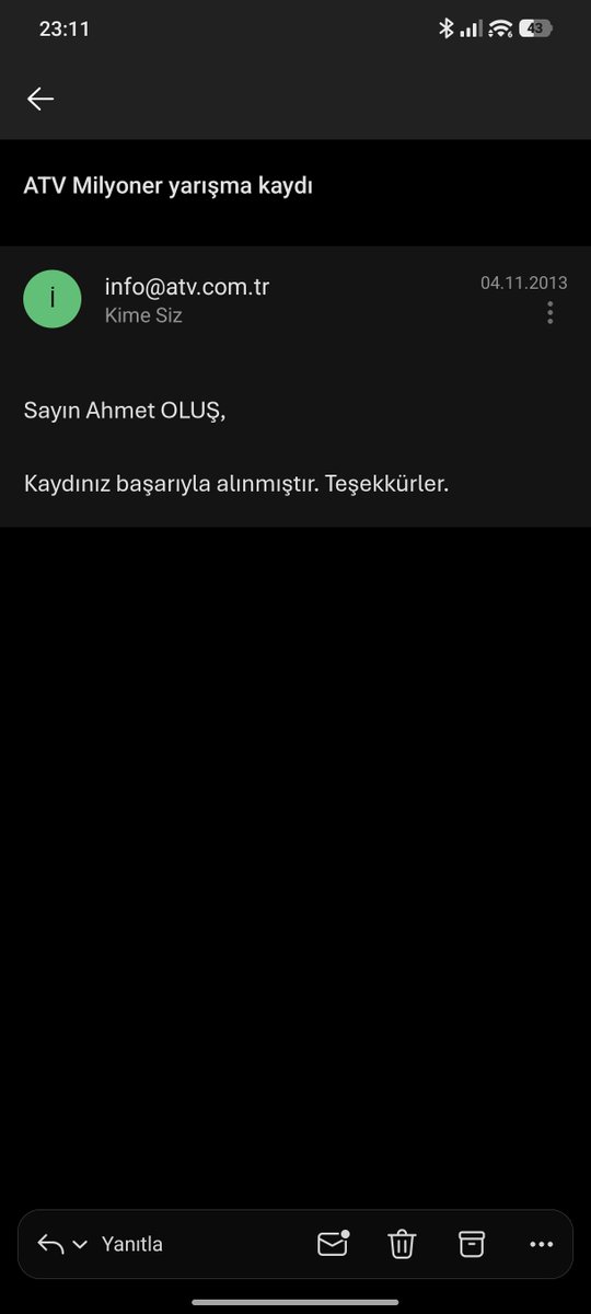 Hayabusa54's tweet photo. Oktay abicim saygılarımı sunuyorum. Bu sıra ne zaman bize gelecek yahu :) 13 yıl önce form doldurmuştum. @MilyonerAtv @atvcomtr @Kaynarca_Oktay https://t.co/QGAhCo7hBp
