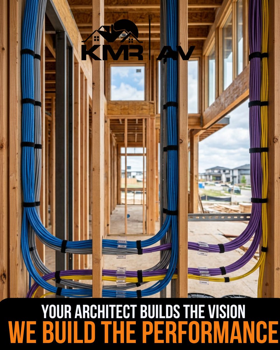 KMRHAT's tweet photo. To homeowners building a custom journey: We build the performance your architect designs.ποΈβ¨ KMR AV engineers robust infrastructure, from network to lighting control. Let's build how you actually live. #KMRAV #CustomHomeBuilder #PreWire #HoustonBuilders https://t.co/qr6j1J0VvE
