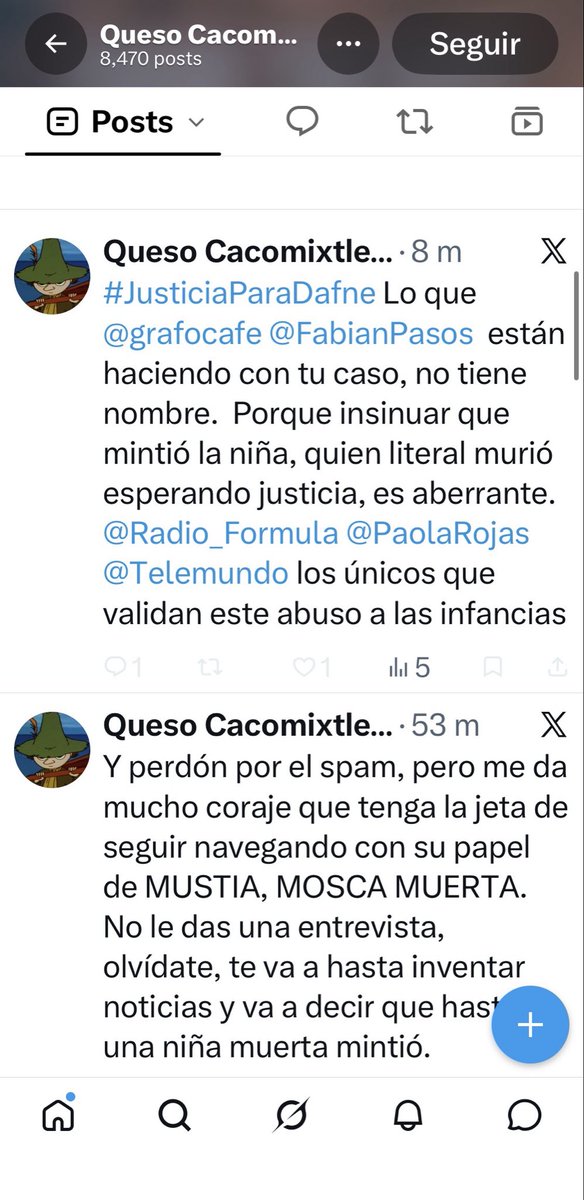 Tupsyiah3's tweet photo. Jajajajaja la señora  CACAMIXTLE  sigue y sigue 😂😂😂
 Pobrecita …. Está desesperada por atención !! 
Comunidad de @X  
Tengan cuidado con @QuesoCacomixtle  se dedica al ACOSO DIGITAL , le pagan por hacer post como a sus amigos del #grupodechoque 
Chequen su perfil de acoso https://t.co/mEnKI2RBQl