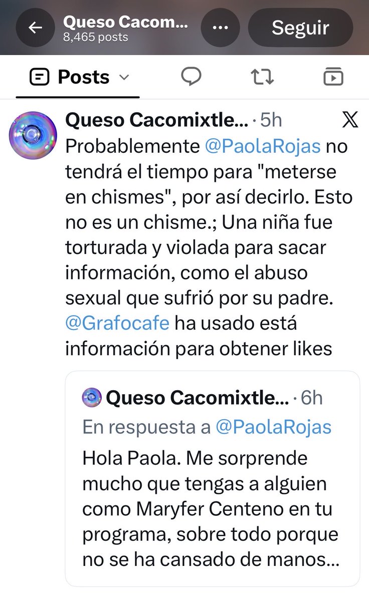 Tupsyiah3's tweet photo. Jajajajaja la señora  CACAMIXTLE  sigue y sigue 😂😂😂
 Pobrecita …. Está desesperada por atención !! 
Comunidad de @X  
Tengan cuidado con @QuesoCacomixtle  se dedica al ACOSO DIGITAL , le pagan por hacer post como a sus amigos del #grupodechoque 
Chequen su perfil de acoso https://t.co/mEnKI2RBQl