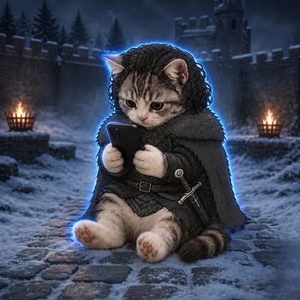 catscrollingX's tweet photo. If your PFP isn't a cat scrolling a phone right now, what are you even doing on @fomo?

😼😼😼 https://t.co/lhdBLKh2Jq