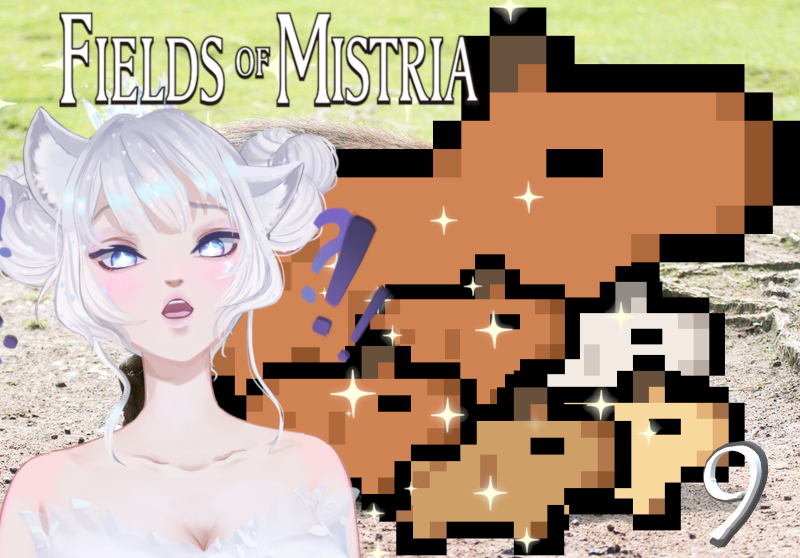 CaffeinatedSaki's tweet photo. We're a capybara farmer now. 
That is all. (..◜ᴗ◝..)

🔴🟣🟢 [Fields of Mistria] https://t.co/Hb8pAcrM0R
